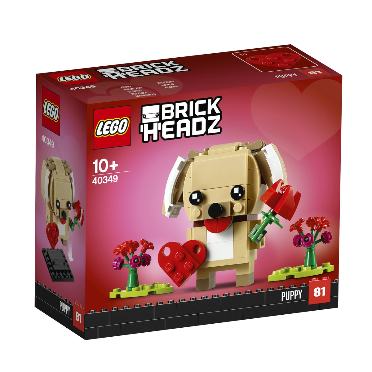 LEGO BrickHeadz Valentine's Puppy 40349