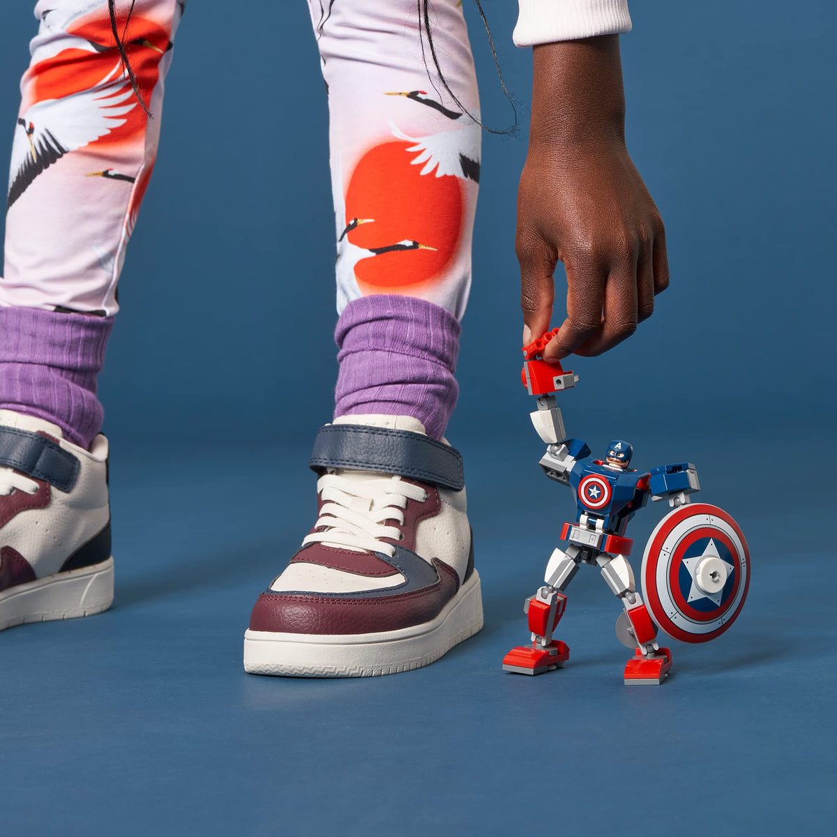 LEGO Marvel Avengers Classic Captain America Mech Armour 76168 Building Kit