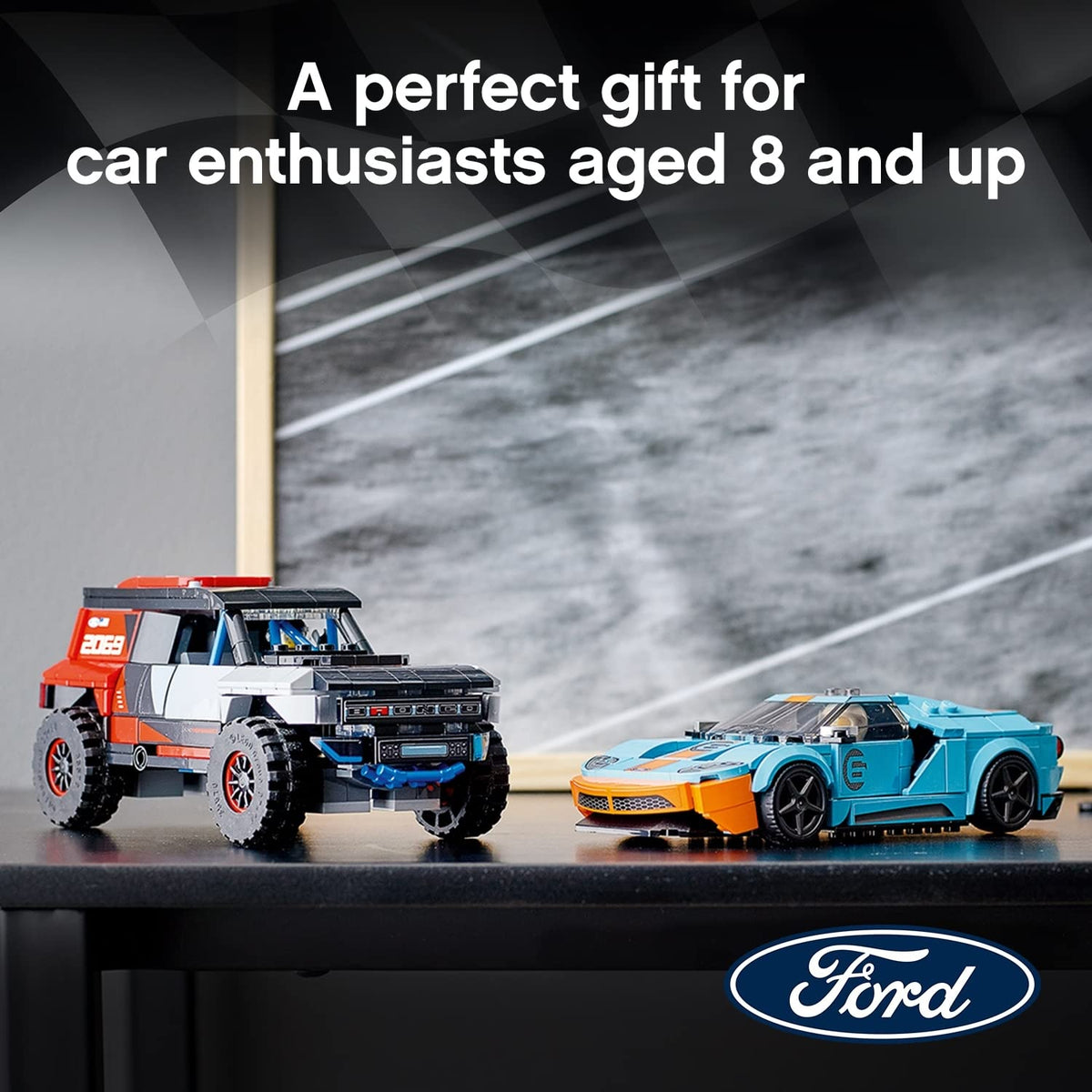 LEGO 76905 Speed Champions Ford GT Heritage Edition and Bronco R