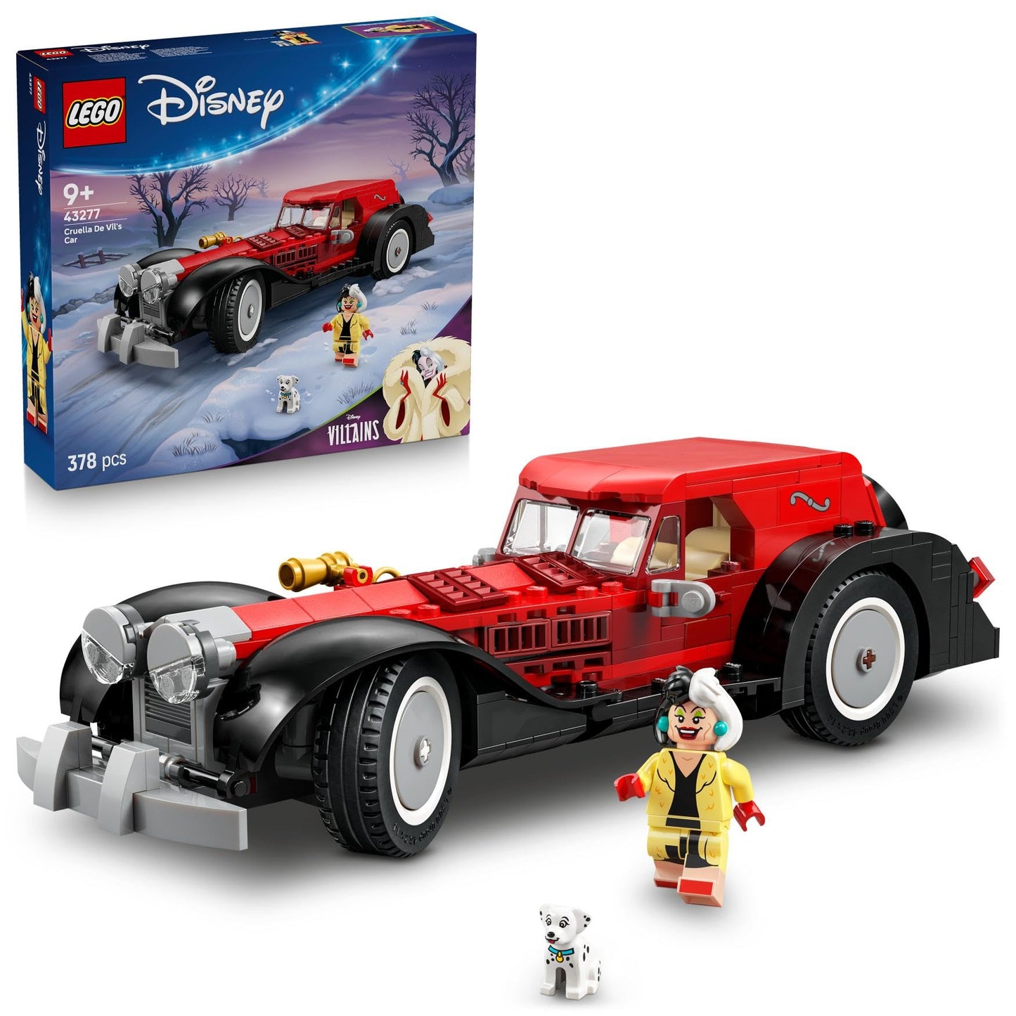 LEGO Disney 43277 Cruella De Vils Car