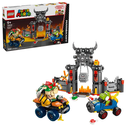 LEGO Super Mario 72039 Mario Kart – Bowser's Castle with packaging