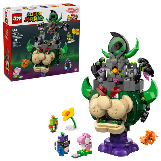LEGO Super Mario Prince Florian & Castle Bowser 72042 with packaging