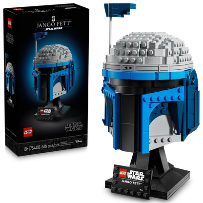 LEGO® Star Wars™ Jango Fett™ Helmet 75408 with packaging