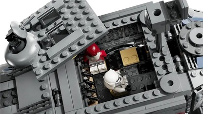 LEGO® Star Wars: Republic Juggernaut 75413 has a detailed interior with Seats for Commander Bacara and his Galactic Marines