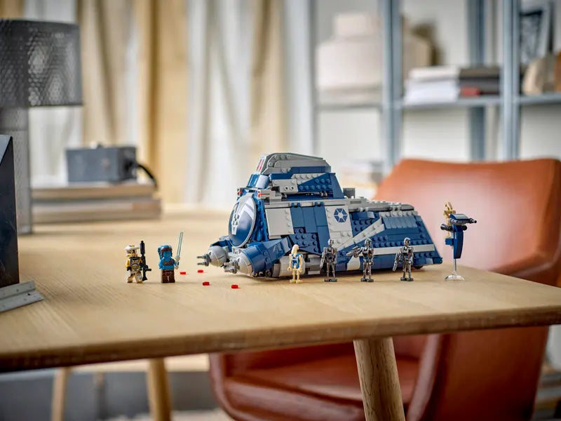 LEGO Star Wars 75435 Battle of Felucia Separatist MTT displayed on a table