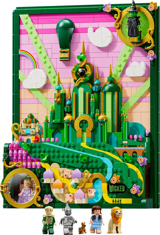 LEGO® Wicked Emerald City Wall Art 75685 Amazon