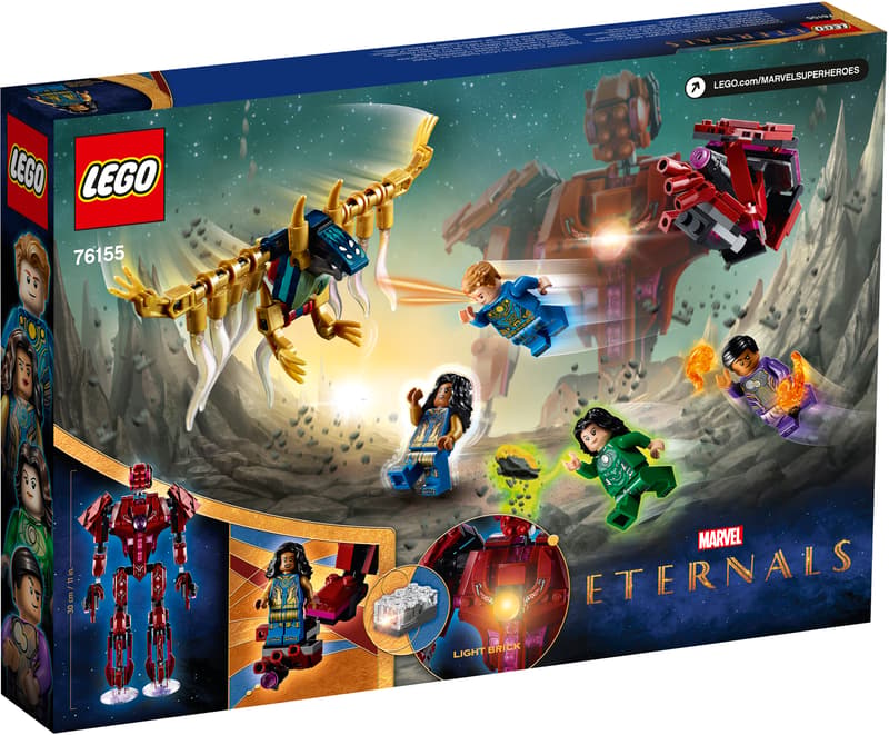 LEGO Marvel The Eternals in Arishem’s Shadow 76155