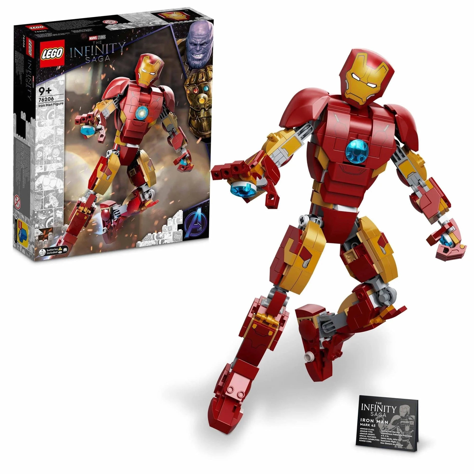 LEGO 76206 Marvel Iron Man Figure Brick Island