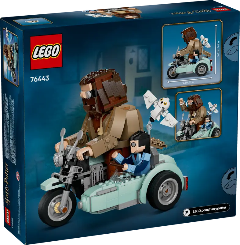 LEGO® Harry Potter™ Hagrid™ & Harry’s Motorcycle Ride 76443 Box