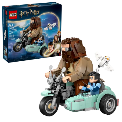 LEGO® Harry Potter™ Hagrid™ & Harry’s Motorcycle Ride 76443 with packaging