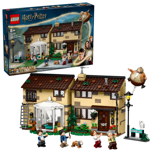 LEGO® Harry Potter™ Privet Drive: Aunt Marge's Visit 76451 with packaging