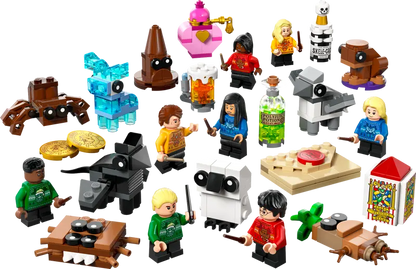 LEGO® Harry Potter™ Advent Calendar 2025 (76456) includes 8 minifigures, 9 mini builds and 6 buildable figures