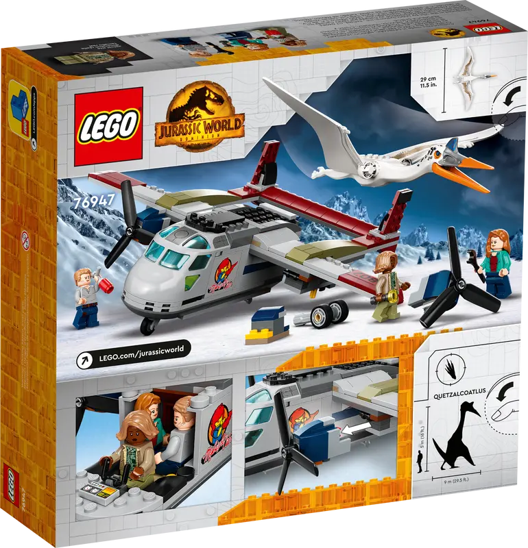 LEGO Jurassic World Quetzalcoatlus Plane Ambush 76947 Box