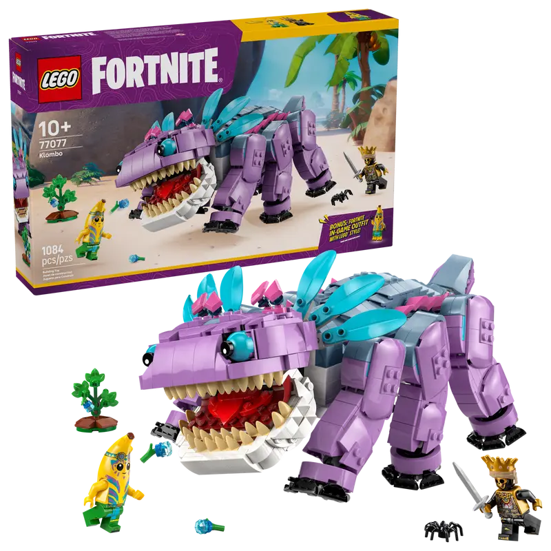 LEGO Fortnite Klombo 77077 with packaging