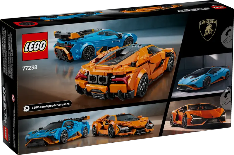 LEGO® Speed Champions Lamborghini Revuelto & Huracán STO 77238 Amazon