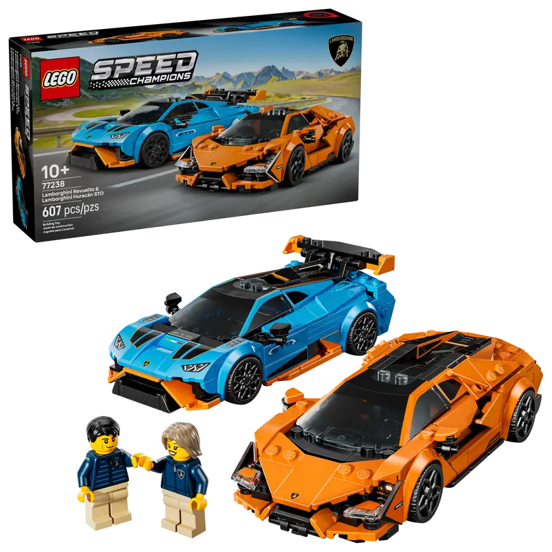 LEGO® Speed Champions Lamborghini Revuelto & Huracán STO 77238 Amazon
