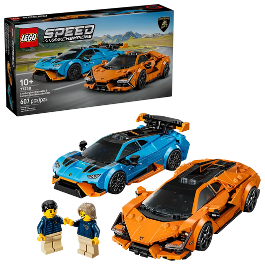 LEGO® Speed Champions Lamborghini Revuelto & Huracán STO 77238 Amazon