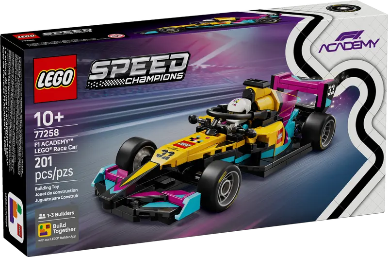 LEGO® Speed Champions 77258 F1 ACADEMY LEGO Race Car Packaging