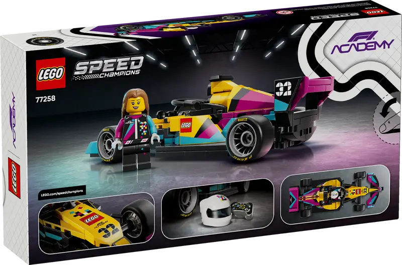 LEGO® Speed Champions 77258 F1 ACADEMY LEGO Race Car Box