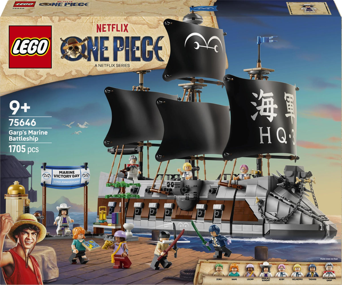 LEGO One Piece General Garp Navy Battleship 75646