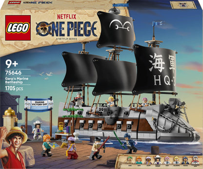 LEGO One Piece General Garp Navy Battleship 75646