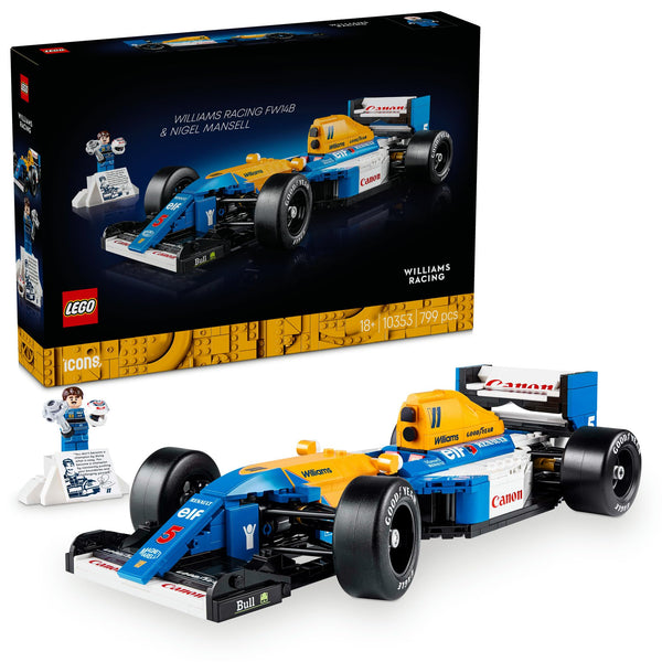 LEGO Icons Williams Racing FW14B & Nigel Mansell F1 10353 Brick Island