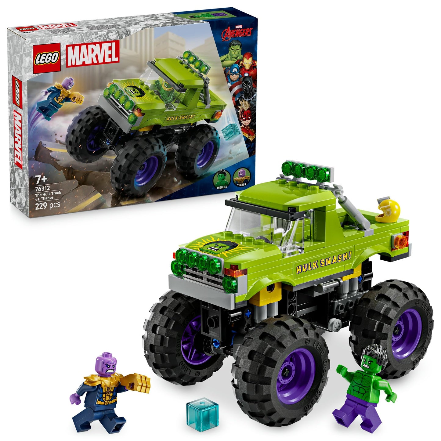 LEGO Super Heroes Marvel The Hulk Truck vs. Thanos 76312
