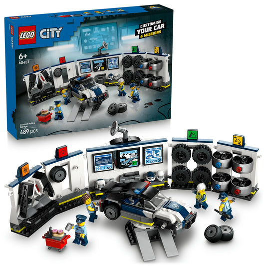 LEGO City Custom Police Car Garage 60457