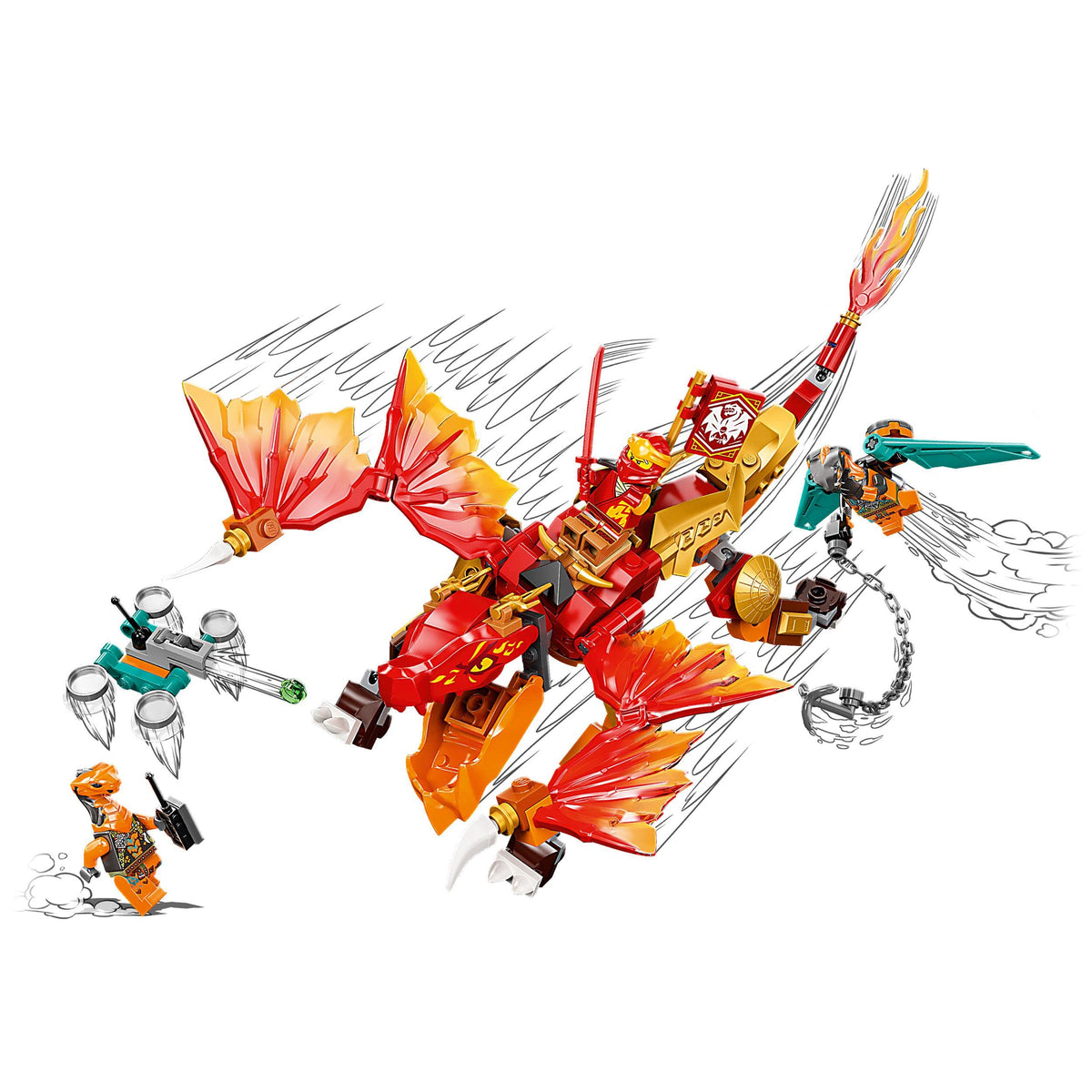 LEGO 71762 Kai's Fire Dragon eVO