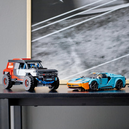 LEGO 76905 Speed Champions Ford GT Heritage Edition and Bronco R