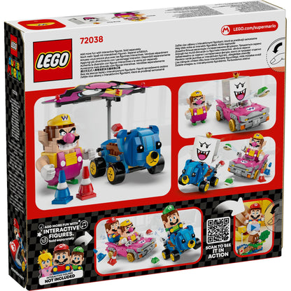 LEGO® Super Mario™: Mario Kart™ – Wario & King Boo Figures 72038 Badwagon and Teddy Buggy Drifting Toy Vehicles for Kids, Nintendo® Character Toy Idea for Boys, Girls and Any Gamers Aged 8 Plus