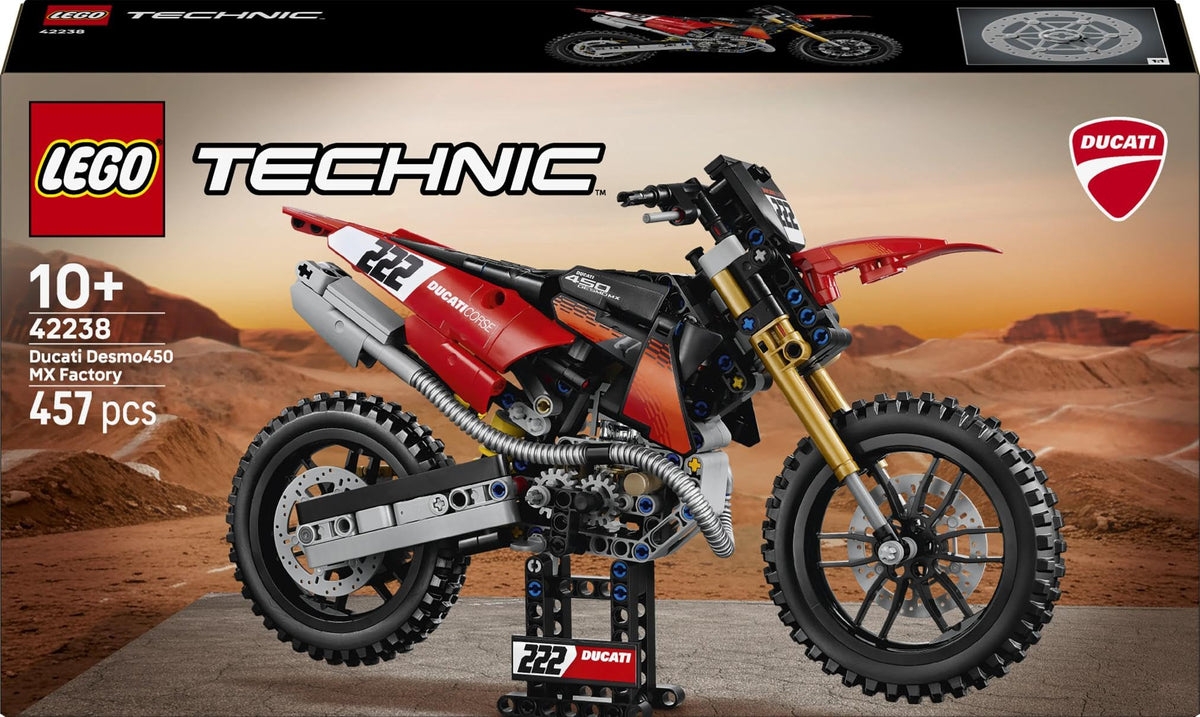 LEGO Technic Ducati Desmo450 MX Factory Bike 42238