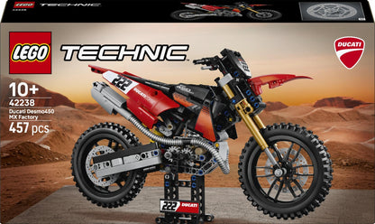 LEGO Technic Ducati Desmo450 MX Factory Bike 42238