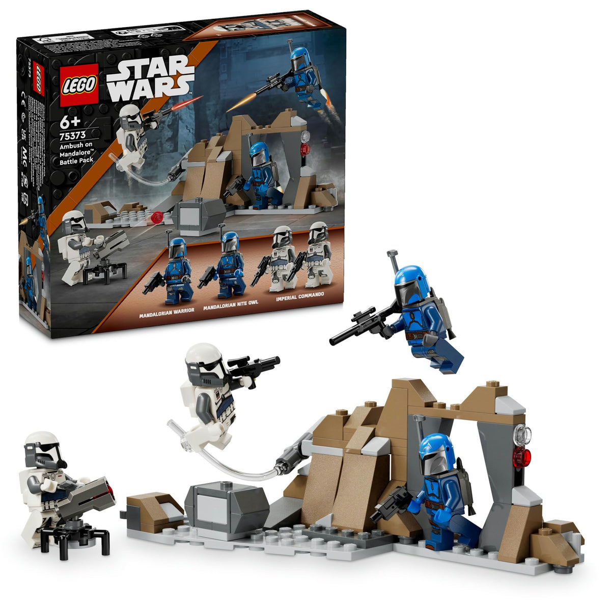 LEGO Star Wars: The Mandalorian Ambush on Mandalore Battle Pack 75373