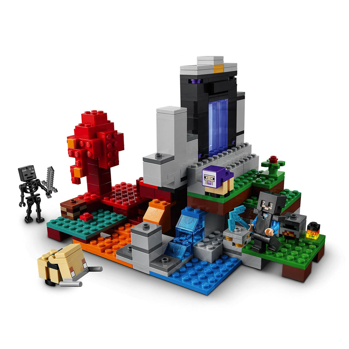 LEGO Minecraft The Destroyed Portal 21172