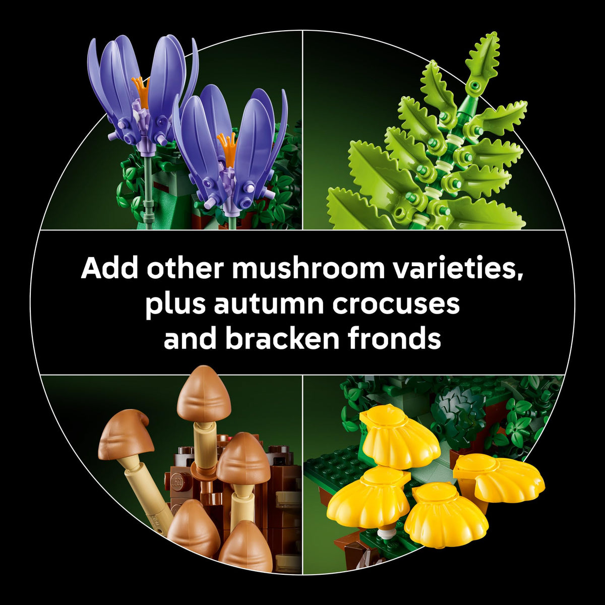LEGO Botanicals Woodland Mushrooms 11505