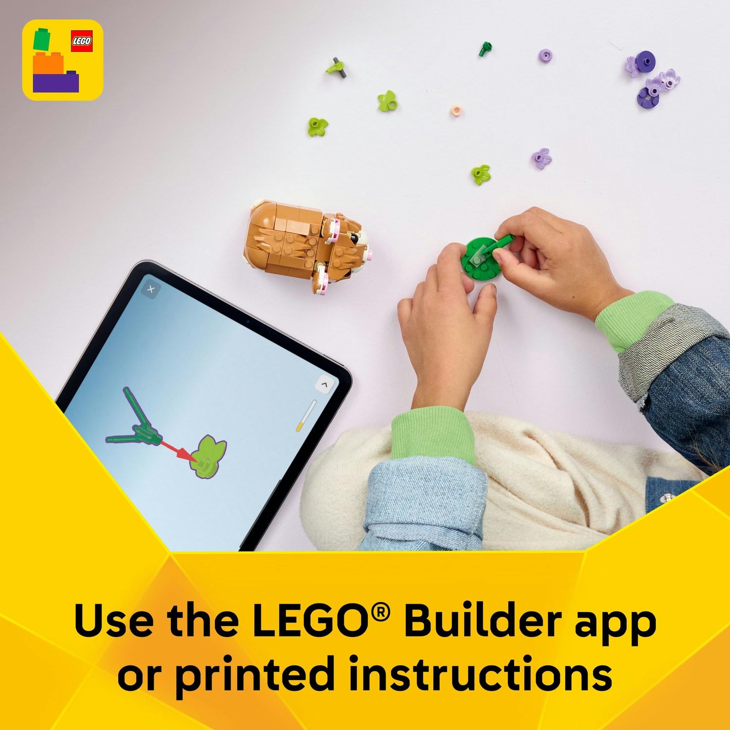 LEGO Creator 3 in 1 Cute Hamster with a Flower 31376