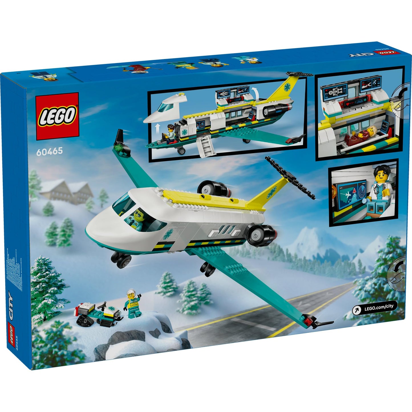 LEGO City Emergency Air Ambulance Plane 60465