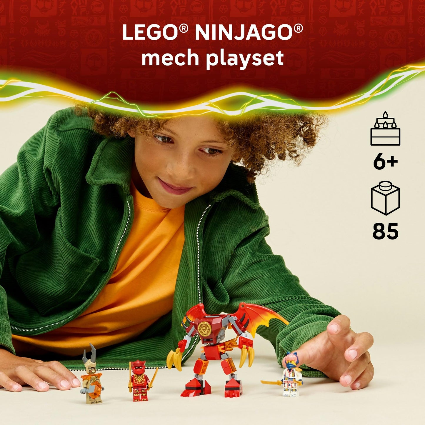 LEGO NINJAGO Kais Dragon Mech Battle Pack 71851