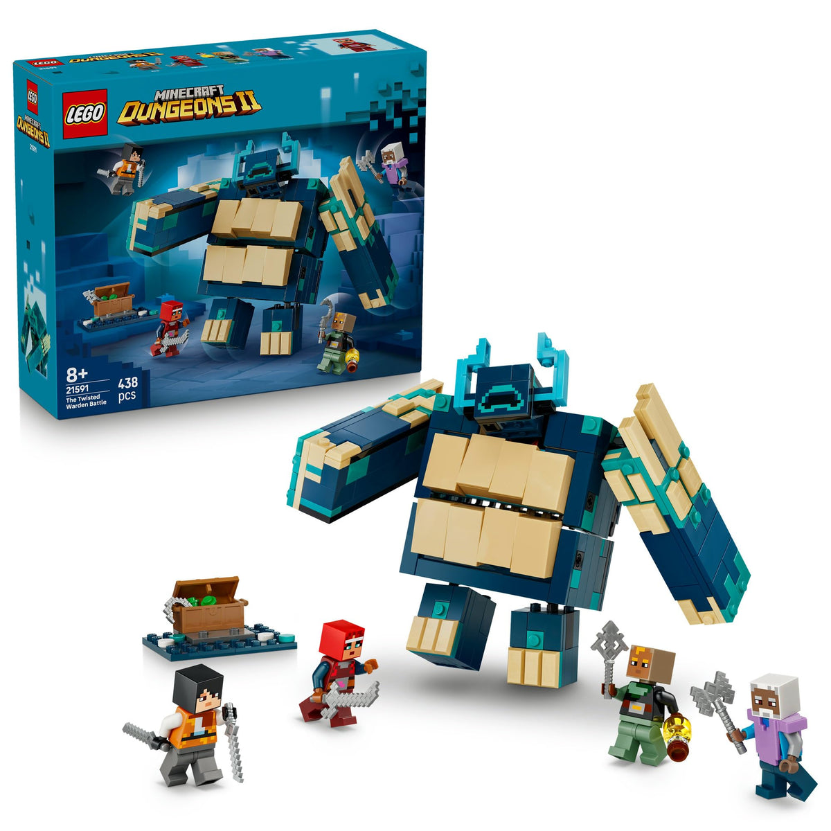 LEGO® Minecraft® The Twisted Warden Battle 21591