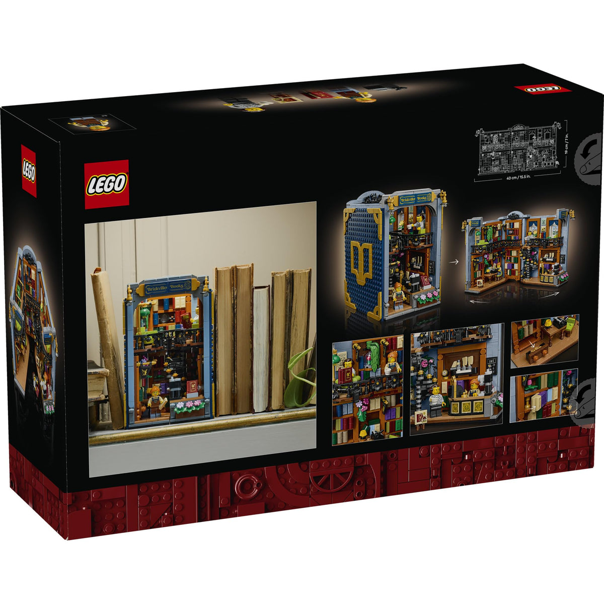LEGO® Icons Bookshop: Book Nook Kit 11379