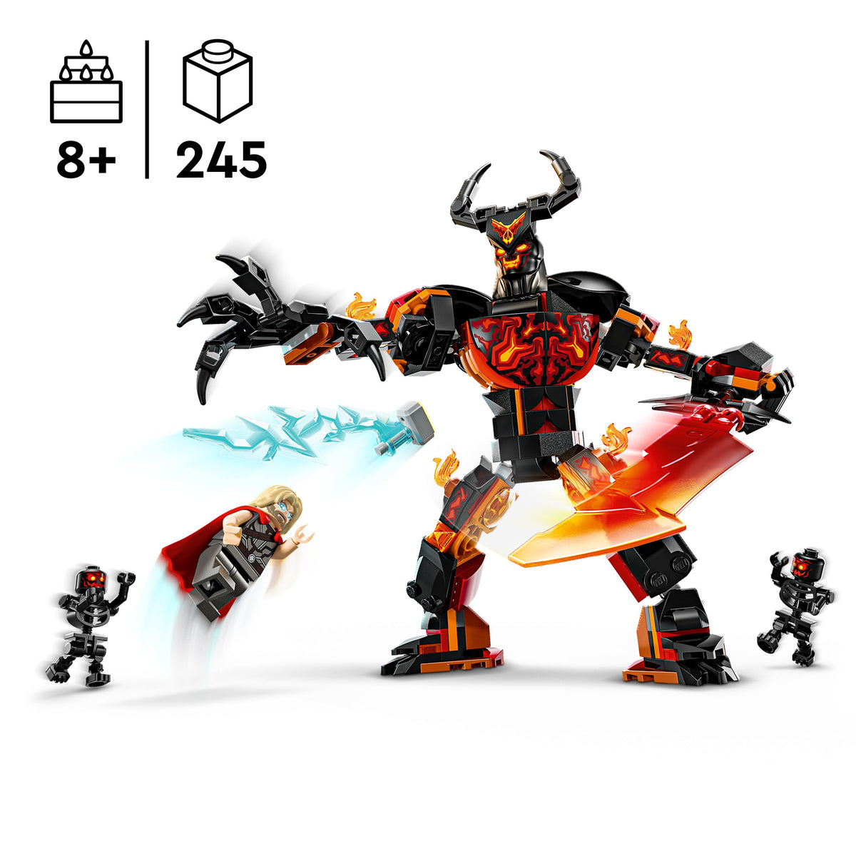 LEGO® Marvel Thor vs Surture Building Figure Superhero Set 76289