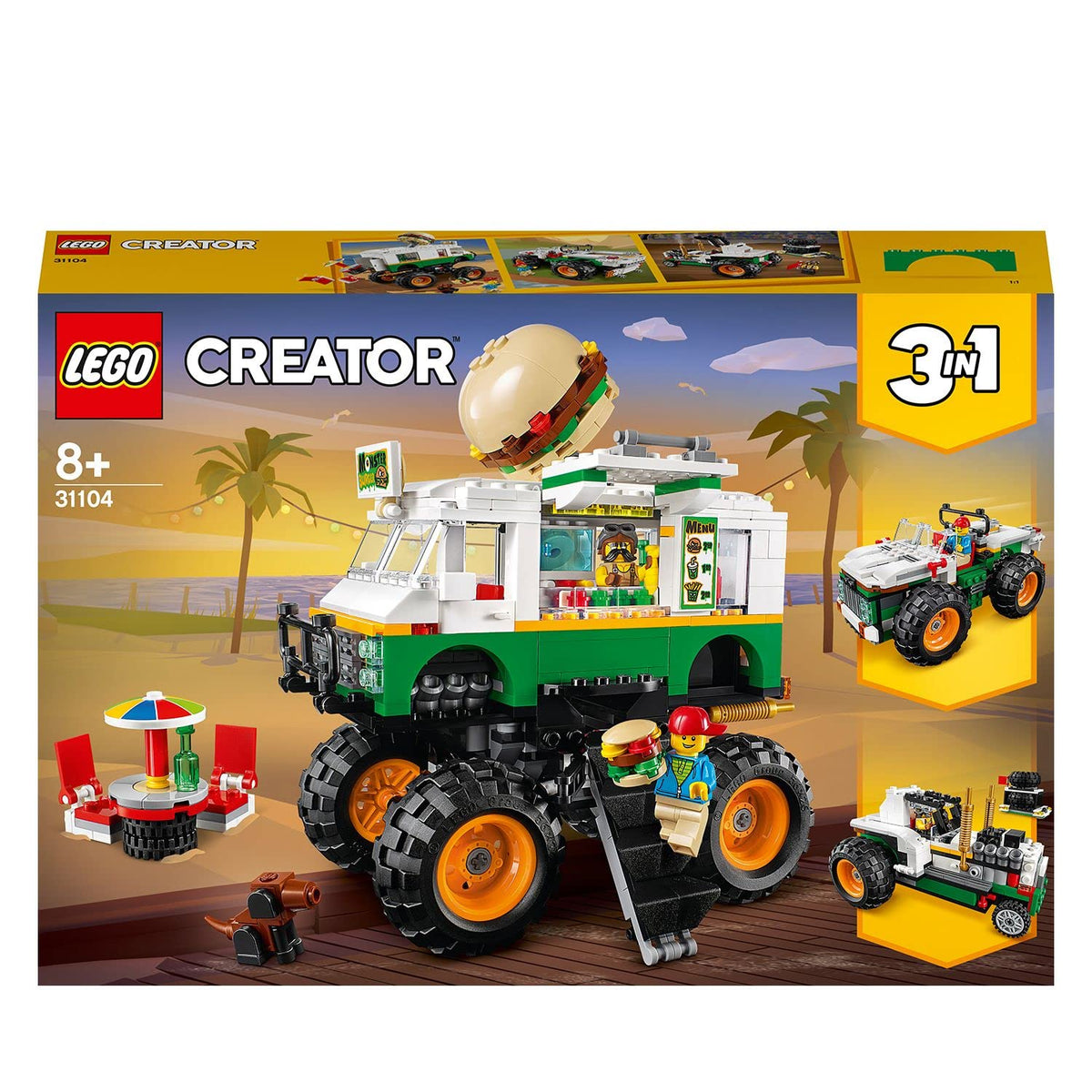 LEGO Creator 3in1 Monster Burger Truck 31104