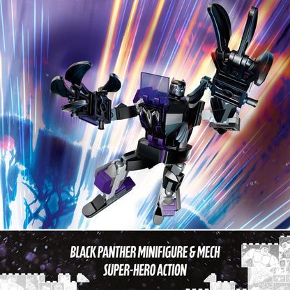 LEGO Marvel Black Panther Mech Armor Building Kit; Collectible Mech and Minifigure for Super-Hero Kids Aged 7+ 76204