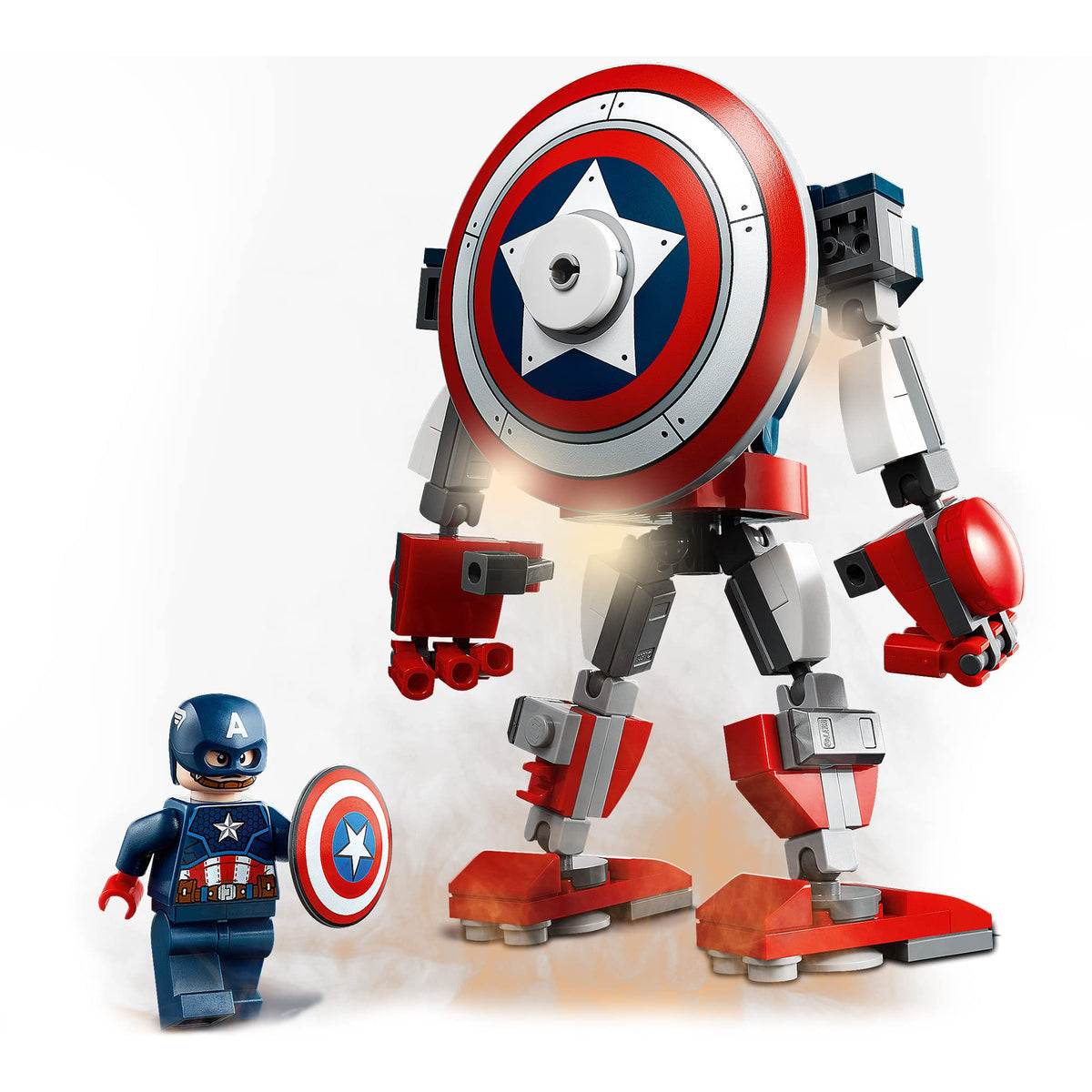 LEGO Marvel Avengers Classic Captain America Mech Armour 76168 Building Kit