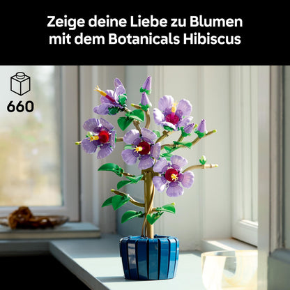 LEGO Botanicals Hibiscus Flower Building Set 10372