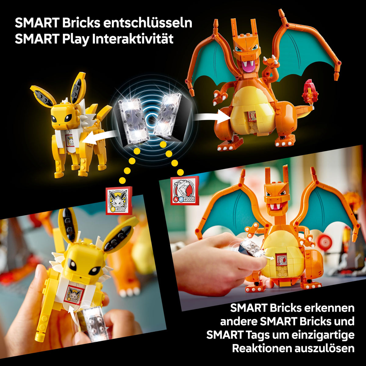 LEGO Pokémon™ SMART Play™: Charizard vs. Jolteon Ultimate Battle 72167