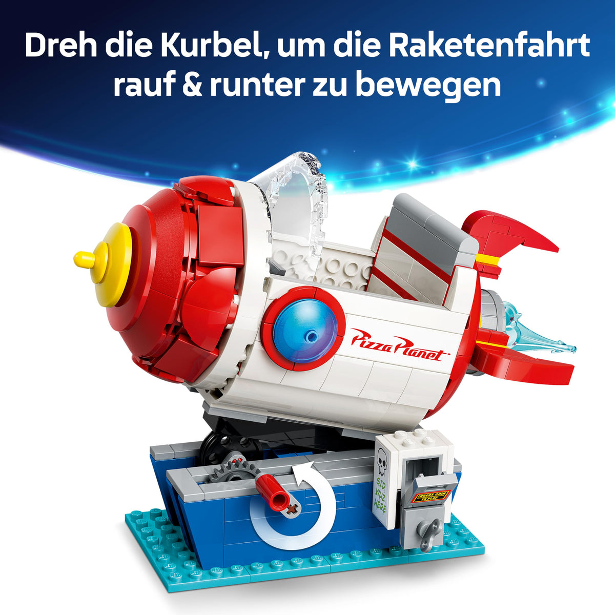 LEGO Disney Pixar Alien mit Pizza Planet Raketenfahrt 43307