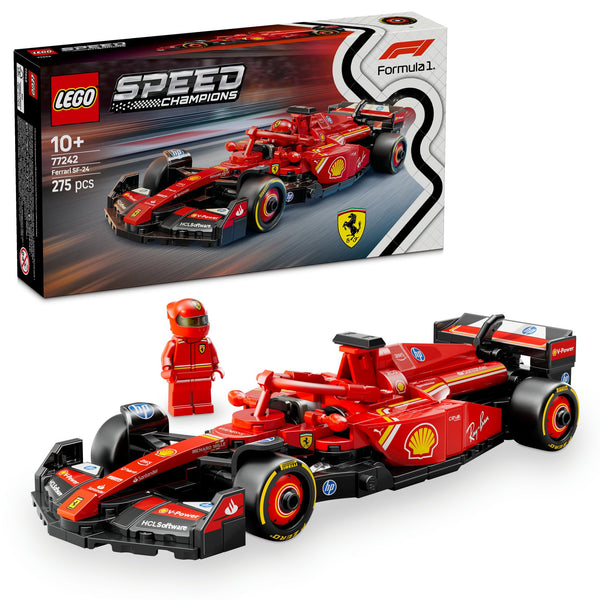 LEGO Speed Champions Ferrari SF-24 F1 Race Car 77242 Brick Island