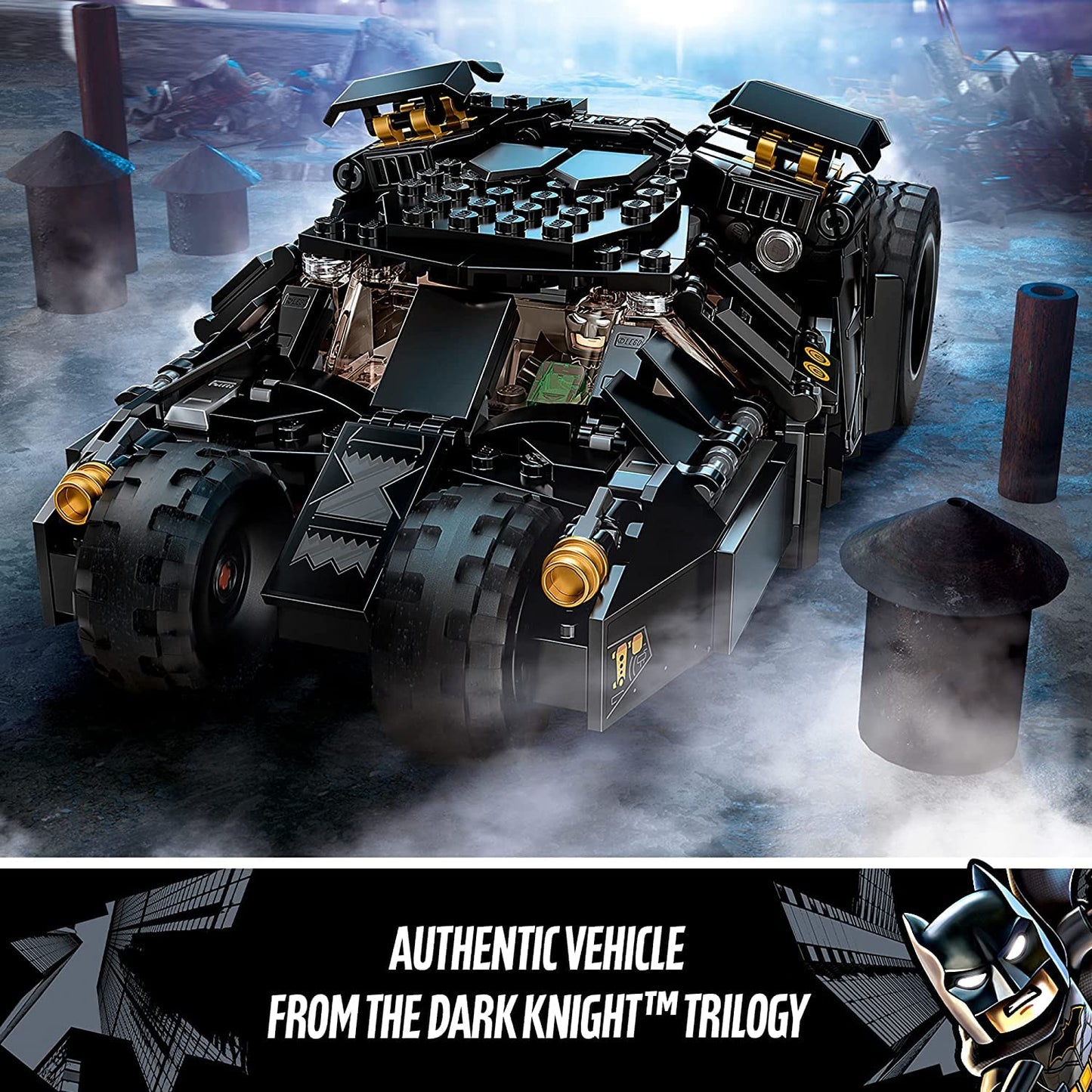 LEGO® Super Heroes DC Batman™ Batmobile™ Tumbler: Scarecrow™ Showdown 76239 Building Kit with Batman and Scarecrow Minifigures